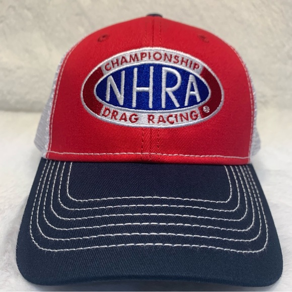 H3 HEADWEAR | Accessories | Nhra Drag Racing Mens Red White Blue ...